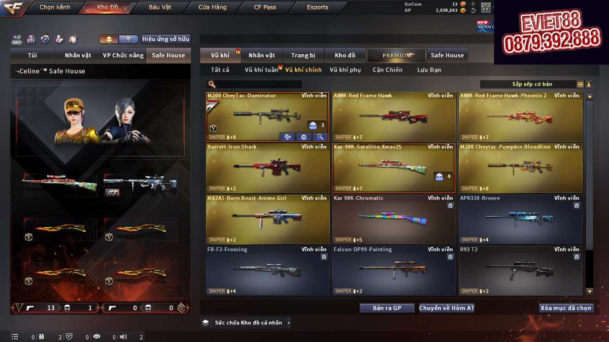 shop acc cf uy tin gia re